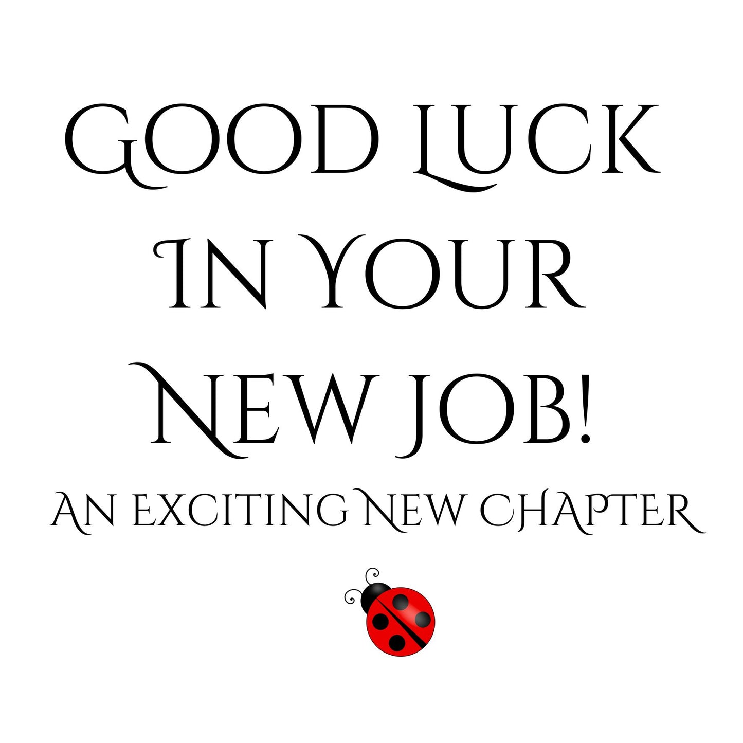 Personalised Good Luck In Your New Job Card New Job Greeting Card Good luck In Your New Job Greeting Card