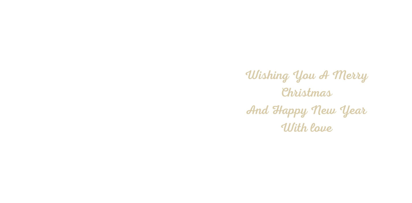 Brother and Sister In Law Christmas Card 'Christmas Wishes With Festive Design