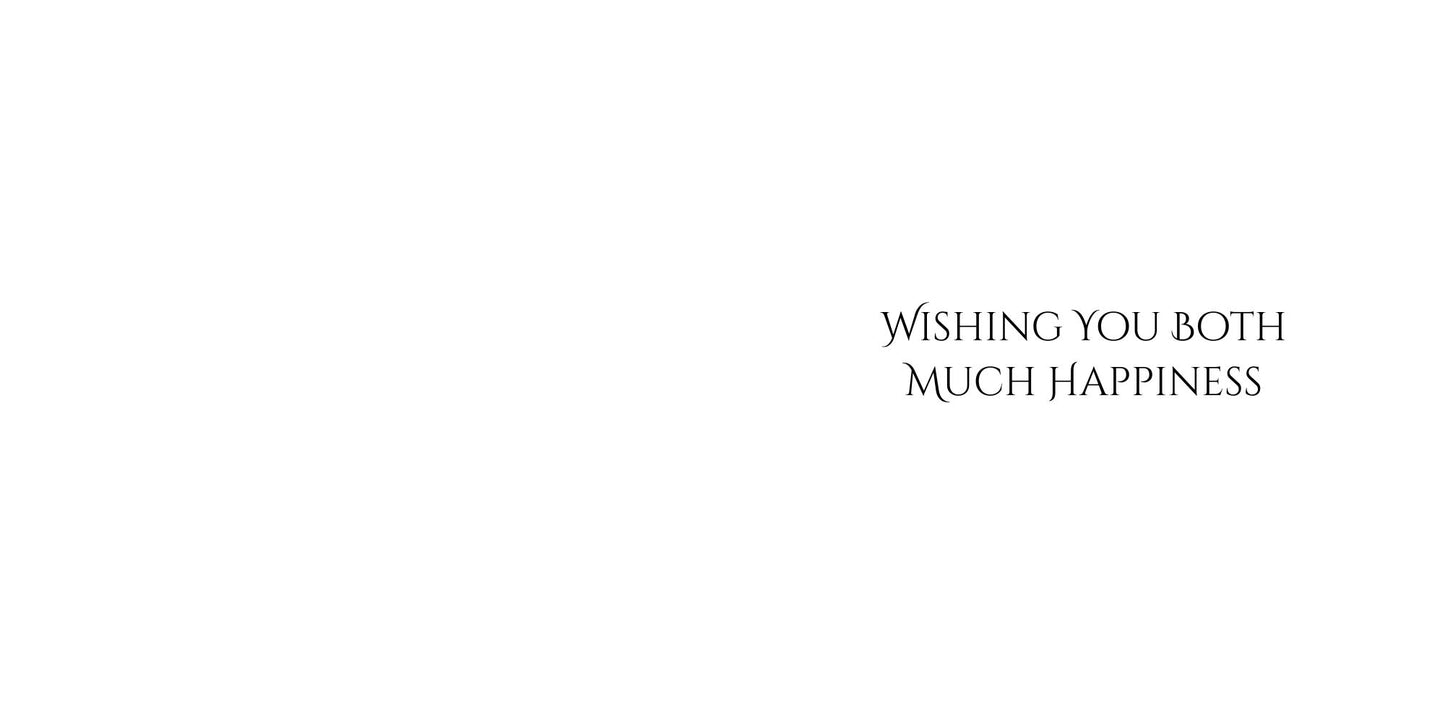 Personalised Engagement Card, Customisable, Wedding Bells Engagement Card